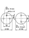 Coussin air socle +support croise